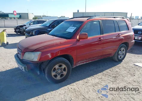2003 Toyota Highlander z USA, uszkodzony, nr VIN JTEGD21A230060741